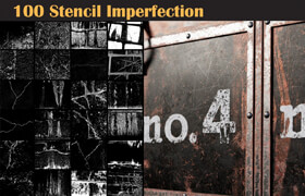 Artstation - 100 Stencil Imperfection-VOL 02