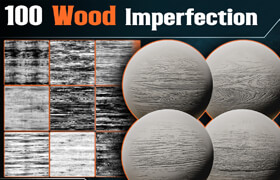 Artstation - 100 Wood Imperfection Texture - Vol.03