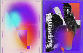 Skillshare - Baugasm™ Series #10 - Design 3 Different Abstract Posters in Adobe Photoshop and Illustrator