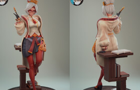 ArtStation - Legend fo Zelda Purah - 3D Print Model