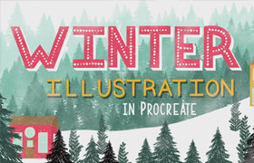 Skillshare - Winter Illustrations in Procreate 27 Brushes and Stamps