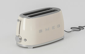 Smeg Toaster 3D Model  Unblast