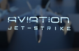 Aviation Jet Strike - Blender 飞机和环境套件