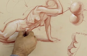 New Masters Academy - 画一个斜躺的女性人物形象教程，作者：丹尼·加利奥特