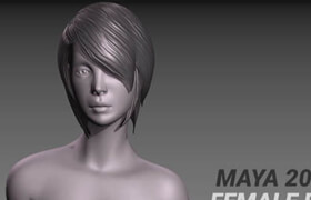 Method J - Maya 2016 Female Body character modeling tutorial