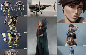 PBR Game 3D Models Bundle 1 June 2023 - 21.9GB