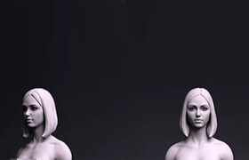 Cubebrush - Female BaseMesh - Eve - ZTool 4R8