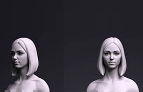 Cubebrush - Female BaseMesh - Eve - ZTool - 3dmodel