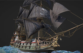 Sketchfab - Black sail：Catherine - 模型