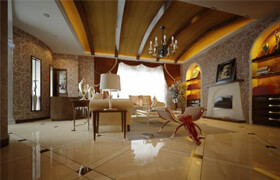 Living Room Interiors/起居室模型下载