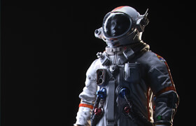 Oryol Russian spacesuit - 3dmodel