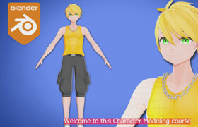 Udemy - Blender Anime Character Modeling Course