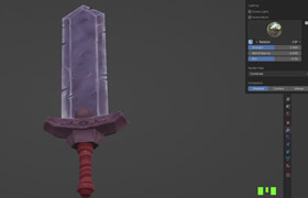 Udemy - New Way Of Texture Painting Game Assets In Blender 3.6
