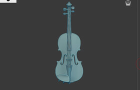 Udemy - ZBrush for Jewelry Designers Sculpting a Printable Violin