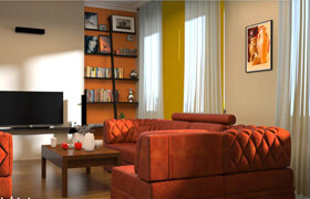 Rendering Interiors in 3DS Max and Maxwell Render