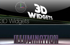 After Effects Script - Ben Rollason illumination & 3D Widgets