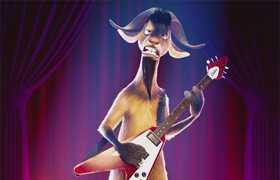Udemy - Creating a stylized rock star goat character