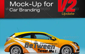 Mock-up for car branding