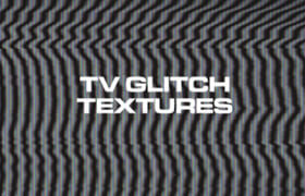 Steven McFarlane - TV Glitch Textures - 视频素材