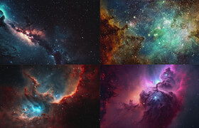 Videohive - Cosmos Backgrounds Pack 45860016 - 视频素材