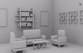 Udemy - 3D Furniture Design with Maya Living Room
