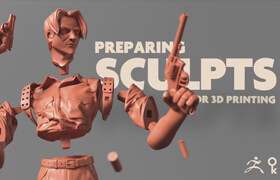 Skillshare - Preparing sculpts for 3d printing