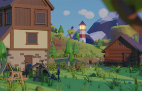 Udemy - Blender Low Poly Environment Course
