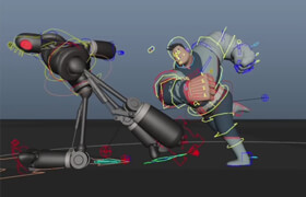 The Gnomon Workshop - Animating a Complex Fight Action Sequence in Maya advanced body mechanics with Peter Dang