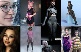 Daz 3D Poser Bundle 1 March 2024 15.1GB