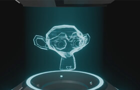 Skillshare - Hologram effect in blender 3d