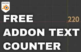 TextCounter for Blender