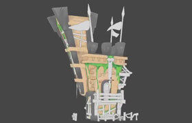 Udemy - Texture paint a Castle in Blender 41 by Years of experience