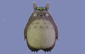 Skillshare - My neighbor Totoro in 3D Blender 4. Beginners