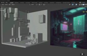 Udemy - Designing a Room with Cyberpunk Themes