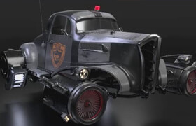 Udemy - Creating a retro futuristic car in Blender
