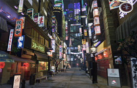Artstation - Tokyo City Street (Futuristic) - 模型
