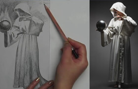 Skillshare - Shading Techniques for Drawing Realistic Figures and Clothing