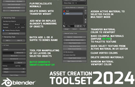 Asset Creation Toolset for Blender