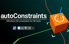 Auto-Constraints - ​Blender 适用于 3D 的 2D 约束工具