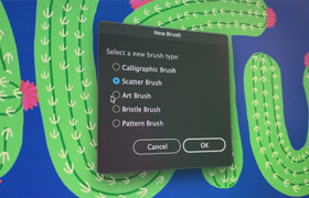 Skillshare - Creating custom brushes with Adobe Illustrator
