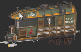 Udemy - Mastering 3D Modeling Unwrapping and Texturing a Train