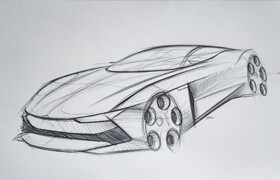 Domestika - Car Design sketching