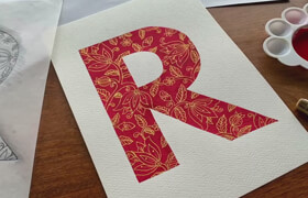 Skillshare - Botanical Illustration Craft a Captivating Monogram with Indian Floral Pattern