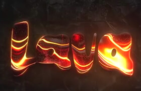 Skillshare - How to Create Melting Hot Lava Text and Logo VFX Animation Template using Adobe After Effects