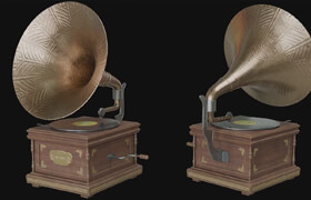 Udemy - Creating a Gramophone in Blender and Substance Painter