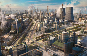 KitBash3D - Refineries