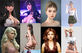 Daz 3D Poser Bundle 4-1 August 2024