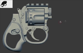 Udemy - Mastering Mini Revolver Hard Surface Modeling in ZBrush