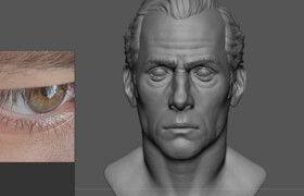 Domestika - Realistic 3D Portraits with ZBrush and KeyShot  by Davide Sasselli