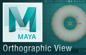 Orthogaphic View Script for Maya by Basachi-chan